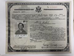 Certificate, Citizenship