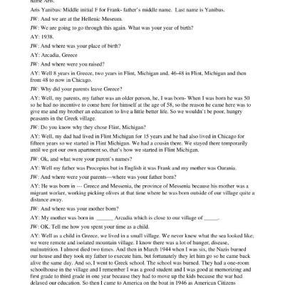 Oral History