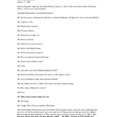 Oral History
