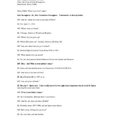 Oral History